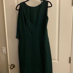 Dark Green Business Dress